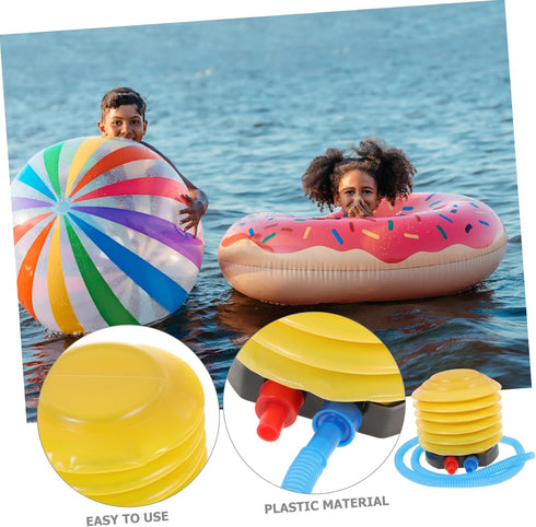 4pcs Kisangel Foot Pump Inflation Portable Plastic Air Pump