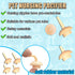 TOAINRSI Puppy Kitten Bottle Feeding Kit, Newborn Baby Dog Cat Rabbit Feeding Bottles with Nipples Feeder Pet Nursing