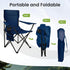 Foristrail 2 Pack, Portable Camping Chair Folding Outdoor Chair with Cup Holder & Side Pocket for Camping, Hiking