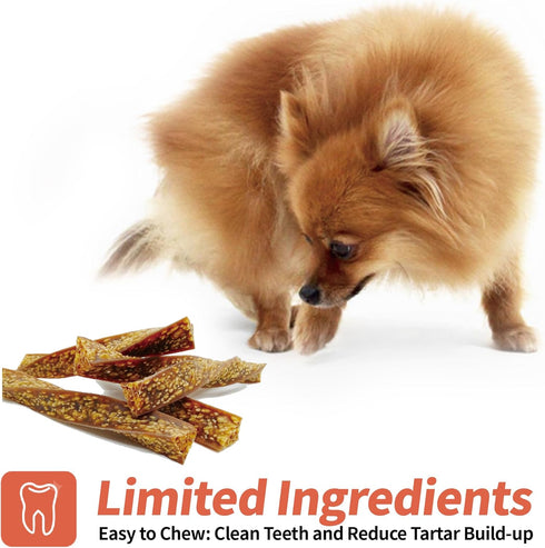 Beef Dog Chew Twist Sticks - 10pcs/Pack Puffed Human Grade Beef Dog Treat Sticks, Rawhide Alternative