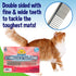 Bodhi Dog Shampoo Brush, Pet Shower & Bath Supplies for Cats & Dogs, Professional Quality Dog Wash Brush (Blue)