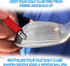Golf Club Grove Sharpener and Cleaner, Re-Grooving Tool for Wedges and Irons, Optimal Backspin for Precision Shots (5