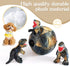 IFOYO Squeaky Dog Toys, Dinosaur Puppy Toys, Plush Interactive Dog Toys for Small Medium Dogs, Enrichment Hide and Seek