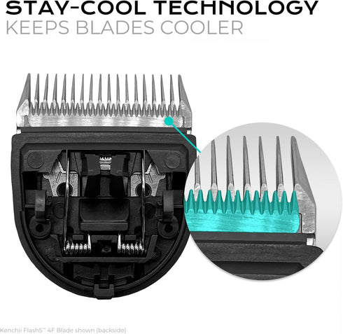 Kenchii Flash 5 Clipper Blade (Standard) Compatible with Limited Edition Flash 5 Clipper