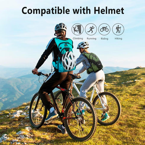 NONSAR 3L Hydration Backpack Pack with Insulated Water Bladder, Daypack for Hiking, Running, Climbing, Rave, Festival,
