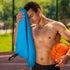 Swimming Backpacking (S:16''x32'',2Pcs-AGreen) BOGI Microfiber Travel Sports Towel-Quick Dry Travel Towel,Soft