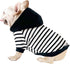 French Bulldog Clothes - Warm Fleece Dog Sweatshirt with Zipper Closure for Medium Dogs