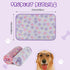 YUEPET Waterproof Dog Blankets, 2 Pack Washable Fleece Flannel Puppy Blanket, Soft Plush Reversible Throw for Small