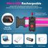 Higo LED Running Belt, Reflective Light Up Waistband for Night Running, Cycling, and Hiking