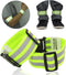 Reflective Running Gear Bands Belt for Night Walking, Safety Bands for Runners, Bicycle Pants Cuff Bands, 2 Bands