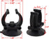 OIIKI 10 PCS Aquarium Heater Suction Cups with Clips, Air Hose Tube Holders Clamps for Fish Tank (Black)