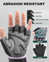 Trideer Weight Lifting Gloves for Women Men with Wrist Support, Workout Gloves Women Full Palm Protection for Gym