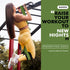 Pull Up Assistance Bands, Heavy Duty Resistance Band for Pull Up Bar, Adjustable Weight/Size with Fabric Feet