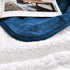Waterproof Blanket for Bed Couch Sofa, Soft Liquid Pee Proof Pet Blanket for Dog Puppy Cat, Reversible Sherpa Fleece