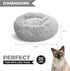 Whiskers & Friends Pet Bed Mat, Small Dogs & Cats, Plush Faux Fur, Round, 23x23x7 inches, 25 lbs Capacity, Orthopedic,