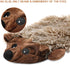 LEGEND SANDY Dog Squeaky Toys for Small Doggies, Cute Plush Bundle, Natural Cotton Puppy Chew for Teething (Hedgehog)