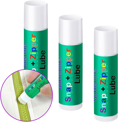 Qulinshine Zipper Wax and Snap Lube Stick Tube for Boat Accessories, Marine Zipper