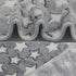 1 Pack 3 Puppy Blankets, Super Soft Warm Sleep Mat with Grey Star Cute Print, Fluffy Fleece Pet Blanket (Small, 23"x15")