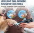 Javtoku 3 Trimmers Dog Nail Grinder Electric Powerful Speeds Dog Nail Clippers with Lights Quiet Cat Nail Clipper