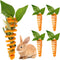 Hollima 5 Pcs Rabbit Forage Toys, Toys Enrichment for Boredom, Feed Game Slow