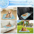 imiBBWQu Summer 27" 22" Cooling Mat for Dogs Sheep White Clouds Blue Upgraded Self-Cooling Mat for Dogs Washable Dog