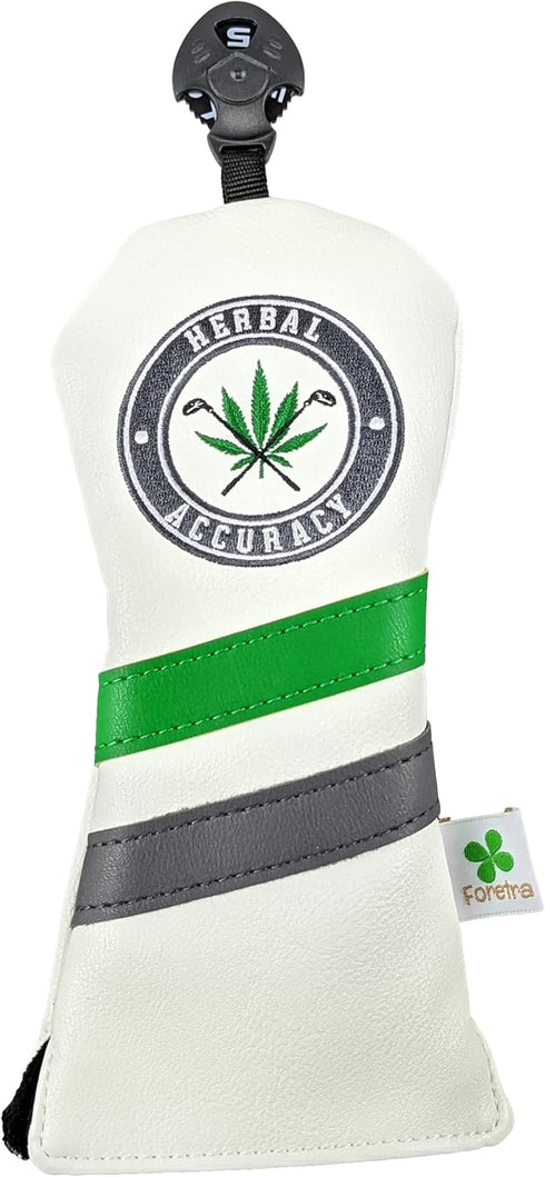 Foretra Limited Edition Herbal Accuracy Hybrid Headcover, Tour Quality Golf Club Cover