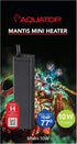 Aquatop 10W Mantis Mini Aquarium Heater - Fully Submersible for Nano Fish Tanks Up to 3 Gallons