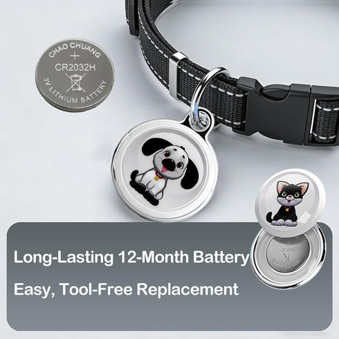 LFNOONE GPS Tracker No Subscription No SIM Card, Real-Time Tracking Mini Waterproof Device for Car, Pet, Dog, Vehicle