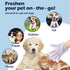 Pet Glove Wipes for Dogs - Coconut Scented Cleaning Gloves, Dual-Sided Grooming for Cats, 6 Count for Daily Care and