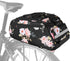 MOSISO Waterproof Bike Rack Bag, Peony Bicycle Trunk Pannier Rear Seat Bag for Cycling