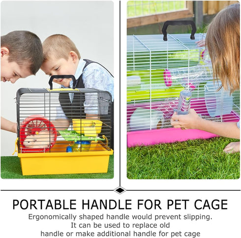 Hemobllo Replacement Crate Handles, Durable Plastic Handles for Pet Cage Carrier - 10pcs