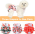 3 Pack Reusable Dog Diapers Female Washable Premium Highly Absorbent Doggie Diapers, Flexible Puppy Diapers, Durable