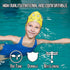 Water Gear Critter Cap - Durable Swimming Cap for Kids, Long-Lasting Toddler Swimming Cap (Yellow Fish)