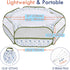 3 Pawaboo Small Animals Playpen, Waterproof Small Pet Cage Tent with Zippered Cover, Portable Outdoor Yard Fence