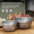 (800ml) Boundless Voyage Titanium Double Walled Bowl Oatmeal Rice Soup Yogurt Bowl Ultralight Portable Tableware
