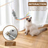 Fashion&cool Cat Wand Toy - 3pcs 16 Inch Natural Wooden Teaser with 5 Pcs Silvervine Sticks for Indoor Cats