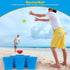Giant Yard Pong Bucket Game, Throwing Toss Set for Beach, Pool, Family, BBQ, Indoor Outdoor Fun
