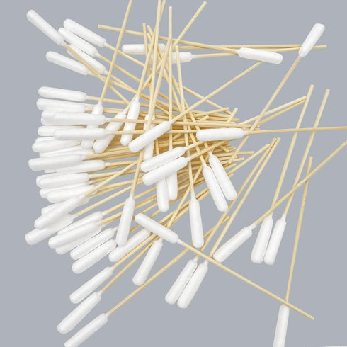 6 Inch Long Cotton Swabs for Dogs, Cats, Small Pets, Ear Cleaning Swabs with Bamboo Handle, 200pcs