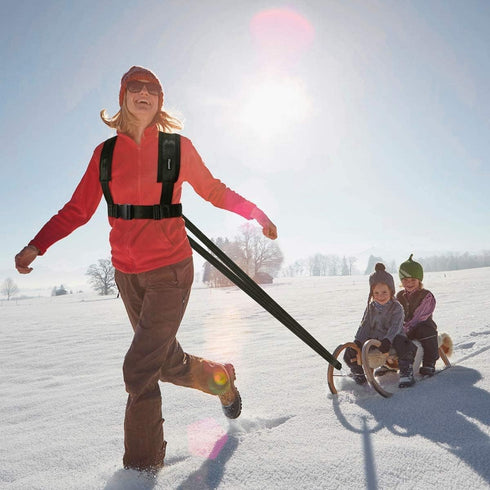 Sled Harness Tire Pulling Harness with Reinforced Lock, Can Pull up to 1.5T for Fitness Weight Sled Training Equipment