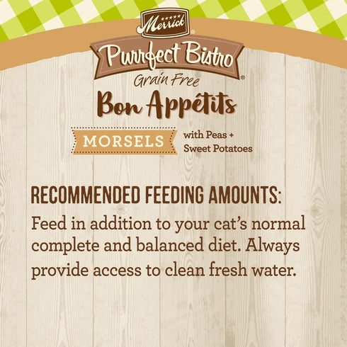 Merrick Purrfect Bistro Bon Appetits Grain Free Wet Cat Food - Turkey Recipe Morsels in Gravy - (24) 3 oz. Pouches