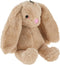 Pet Lou 15-Inch Rabbit Dog Squeak Toys, Durable Plush with Crinkle Interactive