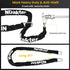 NDakter Heavy Duty Motorcycle U Lock with 4FT Chain, 15mm Shackle, Anti Theft Electric Bicycle Lock, 3 Keys