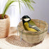 VTurboWay 4 Pack Tiny Handwoven Bamboo Bird Nest Cage, Hatching Breeding Cave for Small Birds