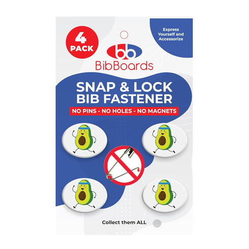 bibSNAPS Race Bib Clips - Safety Fasteners, Secures Running, Marathon, Cycling &