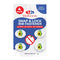 bibSNAPS Race Bib Clips - Safety Fasteners, Secures Running, Marathon, Cycling &