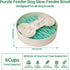 Slow Feeder Dog Bowls for Large Breeds, Detachable Design with 4 Feeding Modes, Dishwasher Safe, Green