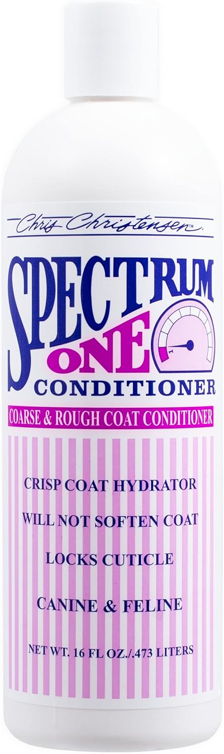 Chris Christensen Spectrum One Dog Conditioner, Coarse and Rough Coat, Groom Like