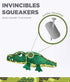 Outward Hound Xtreme Seamz Alligator Squeaky Dog Toy, Reinforced Dense Stuffing Plush