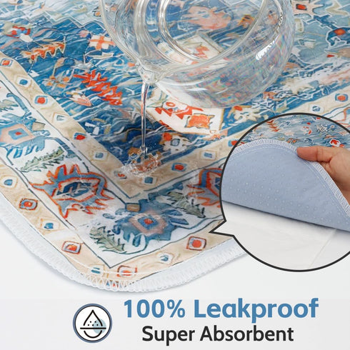 2 Pack 72"x72" Washable Pee Pads for Dogs Reusable Puppy Training Pads Super Absorbent Waterproof Dog Training Pads