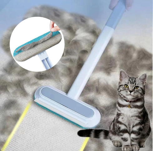 Pet Hair Removal Tool, Reusable Cleaning Cat Hair Brush, Dog Hair Remover for Furniture, Carpets & Clothing